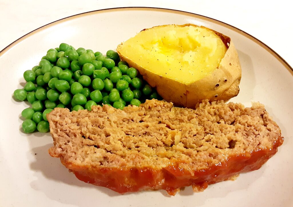 Meatloaf and sweet potato