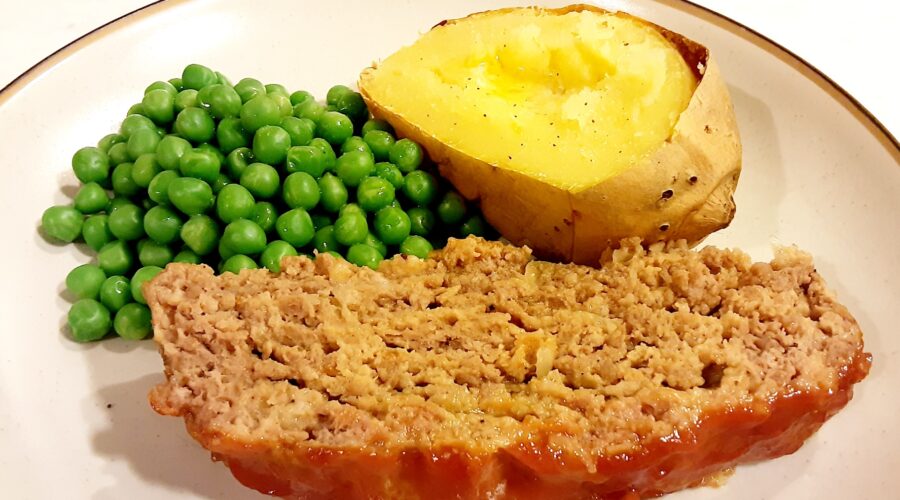 Meatloaf and sweet potato