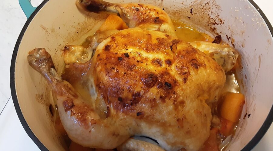 Dutch Oven Roast Chicken